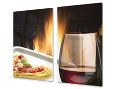 ORIGINALE tagliere in VETRO temperato – Copri-piano cottura a induzione; D04 Serie Bevande: Vino 13