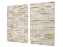 Tempered GLASS Kitchen Board – Impact & Scratch Resistant D10B Textures Series B: Stone 2