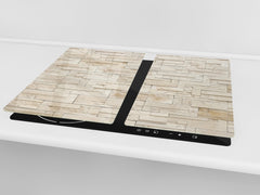 Tempered GLASS Kitchen Board – Impact & Scratch Resistant D10B Textures Series B: Stone 2