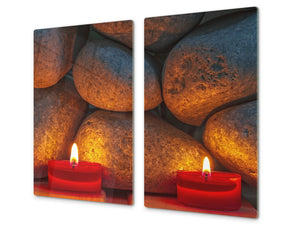 Kochplattenabdeckung Stove Cover und Schneideplatten; D10 Textures Series A:  Stone 4