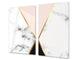 Kochplattenabdeckung Stove Cover und Schneideplatten; D10 Textures Series A:  Marble