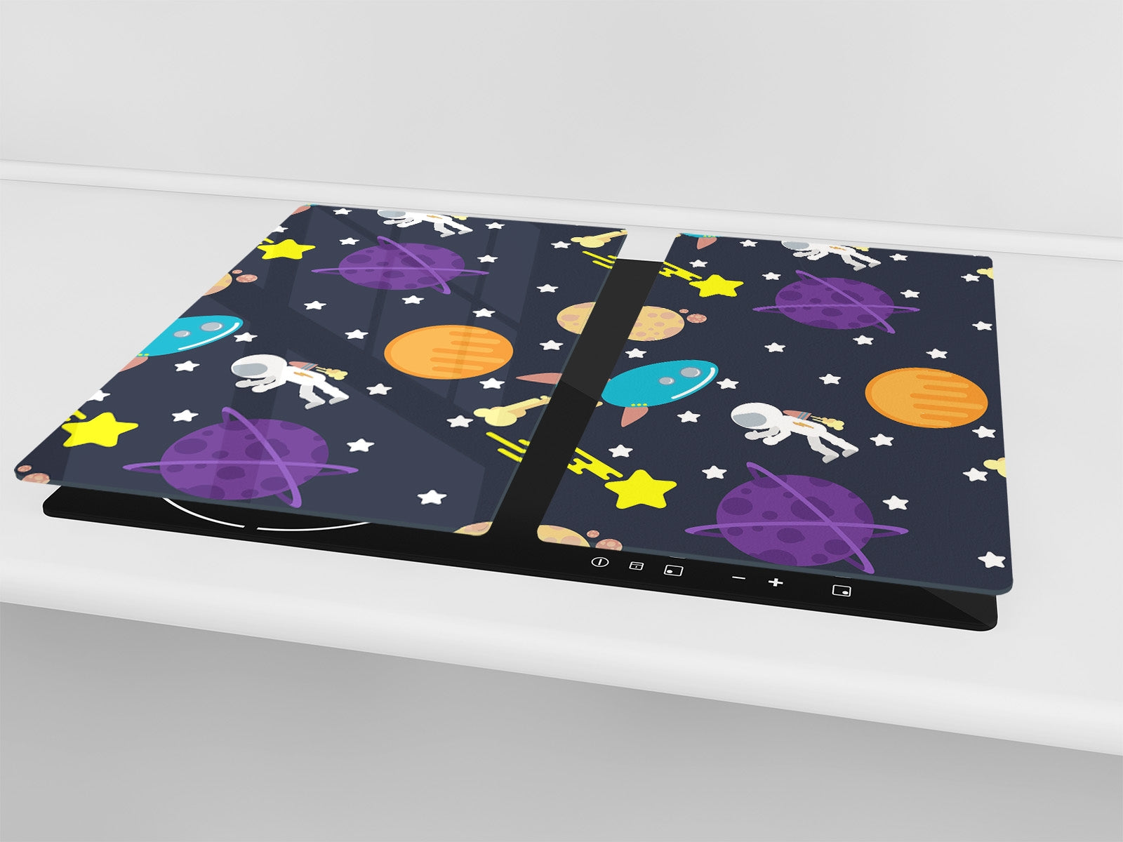 Tempered GLASS Cutting Board – Worktop saver  D15 Drawings Series: Cosmos 5