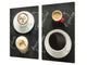 Glass Kitchen Board 60D07: Types of coffee 1