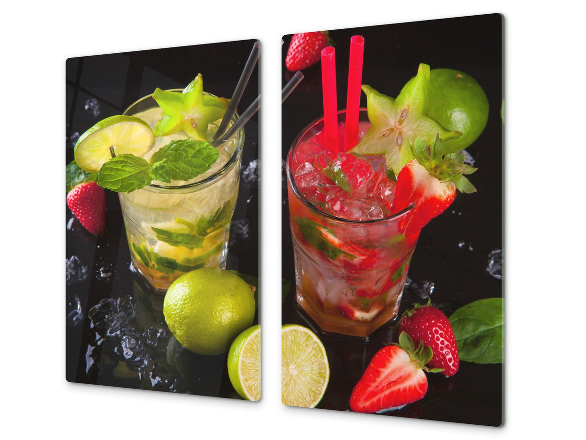 Couvre-plaques de cuisson en VERRE trempé; D07 Fruits et Légumes  Fruits 20