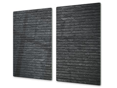 Tempered GLASS Kitchen Board – Impact & Scratch Resistant D10B Textures Series B: Stone 13