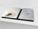 Planche à découper en verre – Couvre-plaques de cuisson D06 Série Fleurs: Pissenlit 1