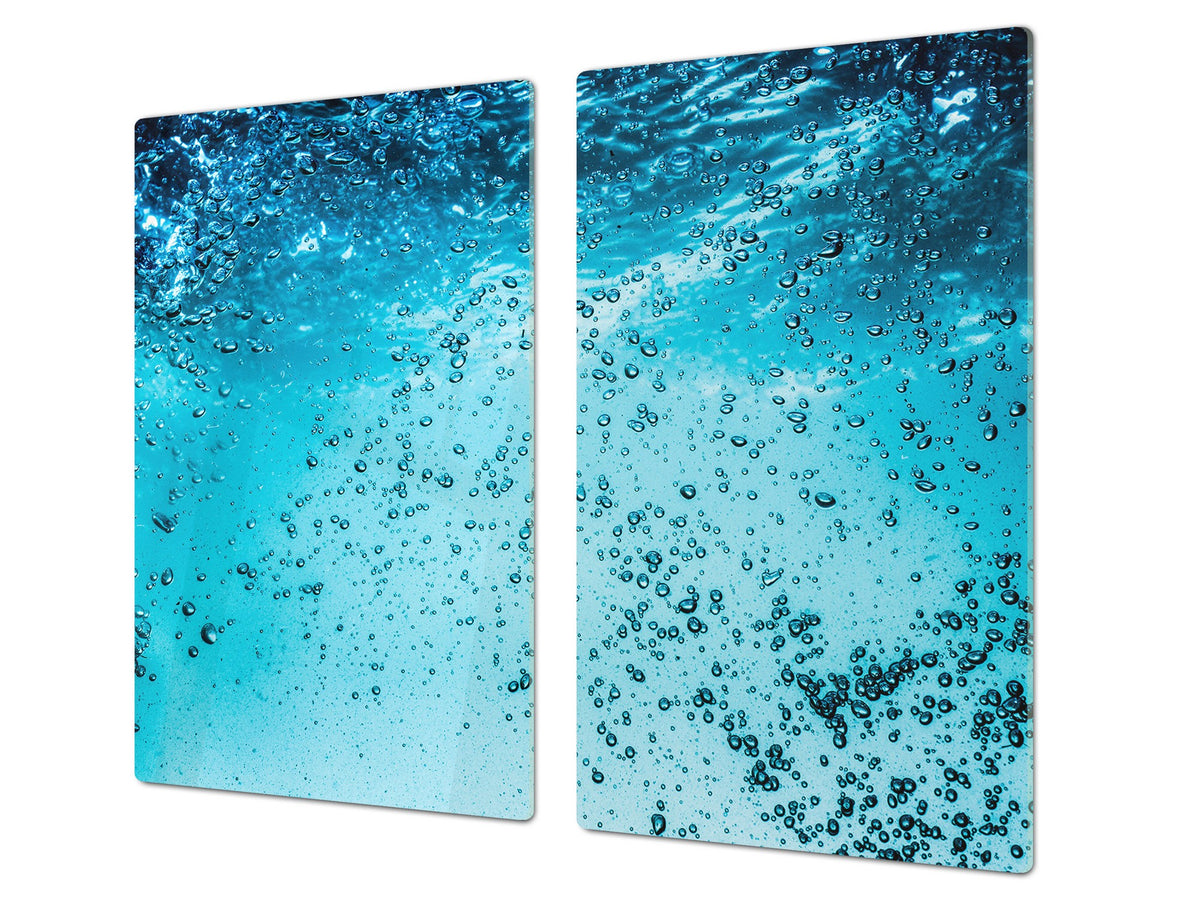Tempered GLASS Cutting Board 60D10: Water 1