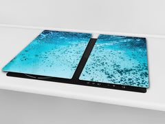 Tempered GLASS Cutting Board 60D10: Water 1