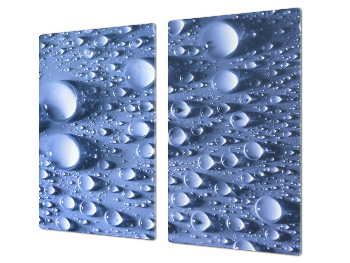 Tempered GLASS Cutting Board 60D10: Water drops 1