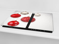 CUTTING BOARD and Cooktop Cover ;D20 Christmas Series: Baubles