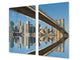 Schneidbrett aus Hartglas und schützende Arbeitsoberfläche D11 Cities Series: bridge 1