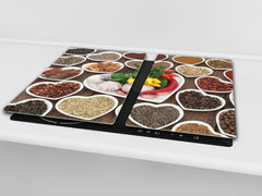Glass Kitchen Board 60D03A: Spices from the heart
