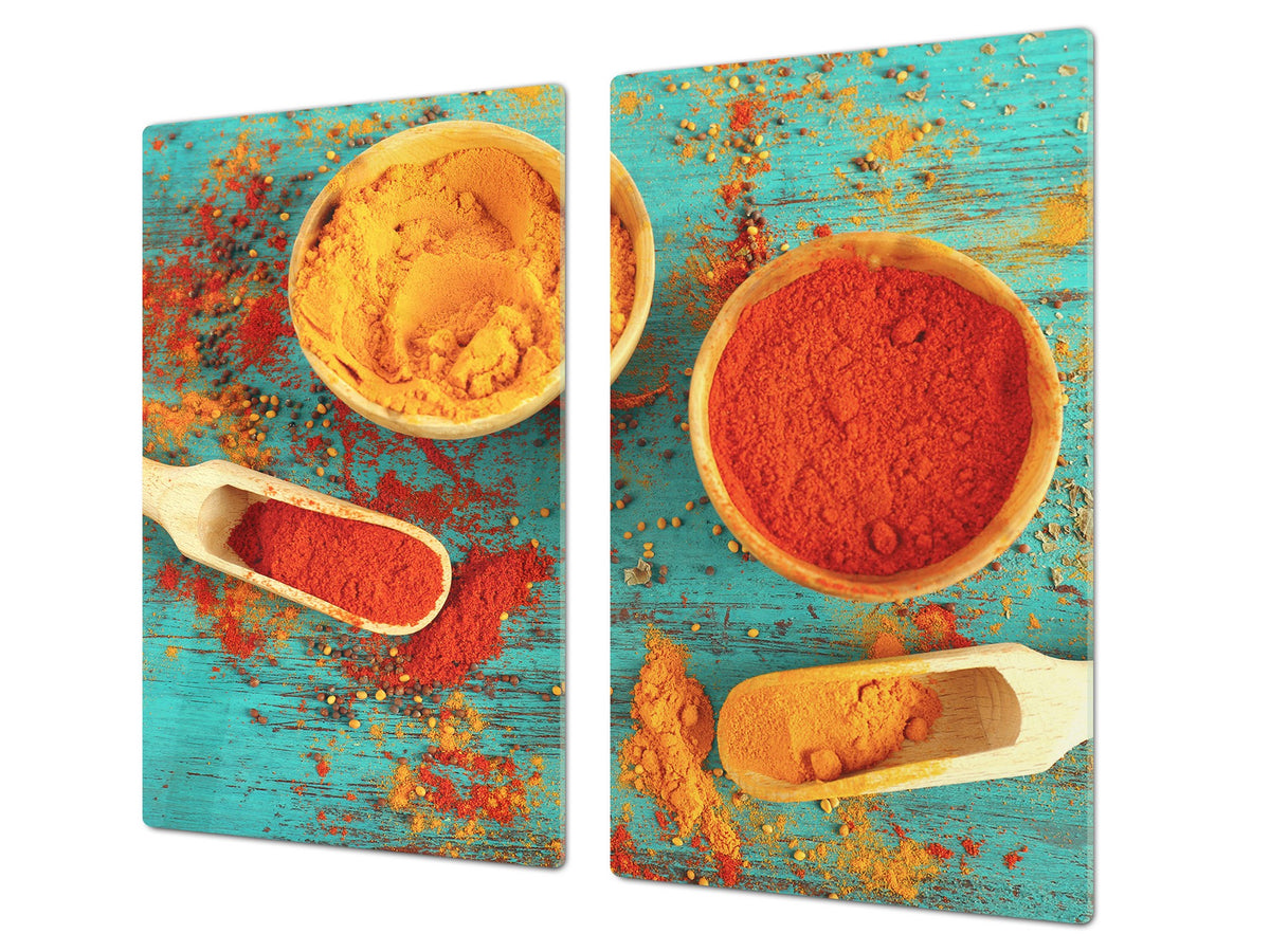 Glass Kitchen Board 60D03A: Curry 1