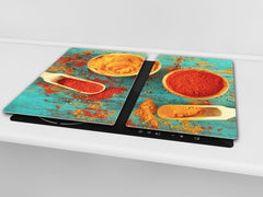 Glass Kitchen Board 60D03A: Curry 1