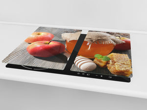 KITCHEN BOARD & Induction Cooktop Cover  D07 Fruits and vegetables: Honey
