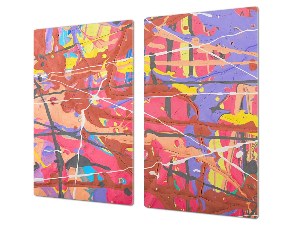 Glass Kitchen Board 60D20: Colorful spots 2