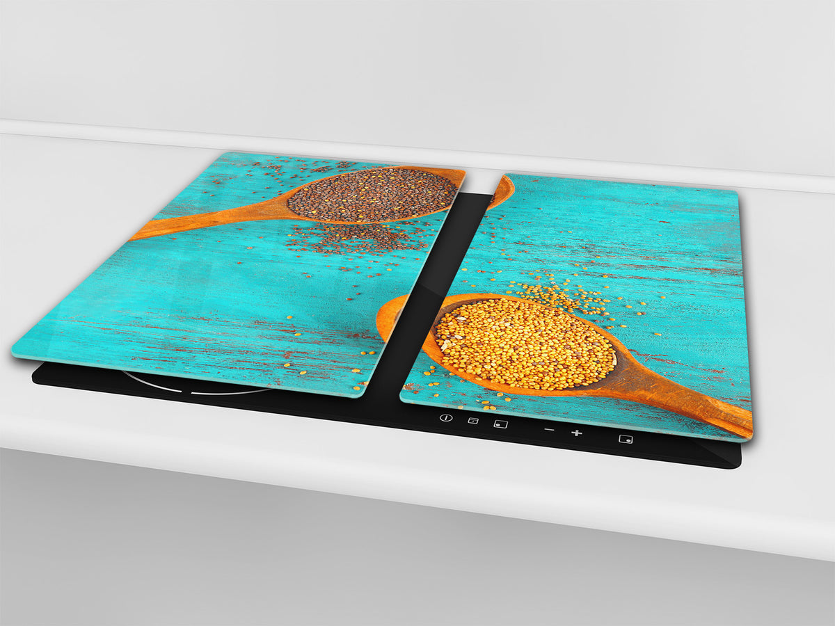 Induction Cooktop Cover Kitchen Board 60D03B: Grains of groats
