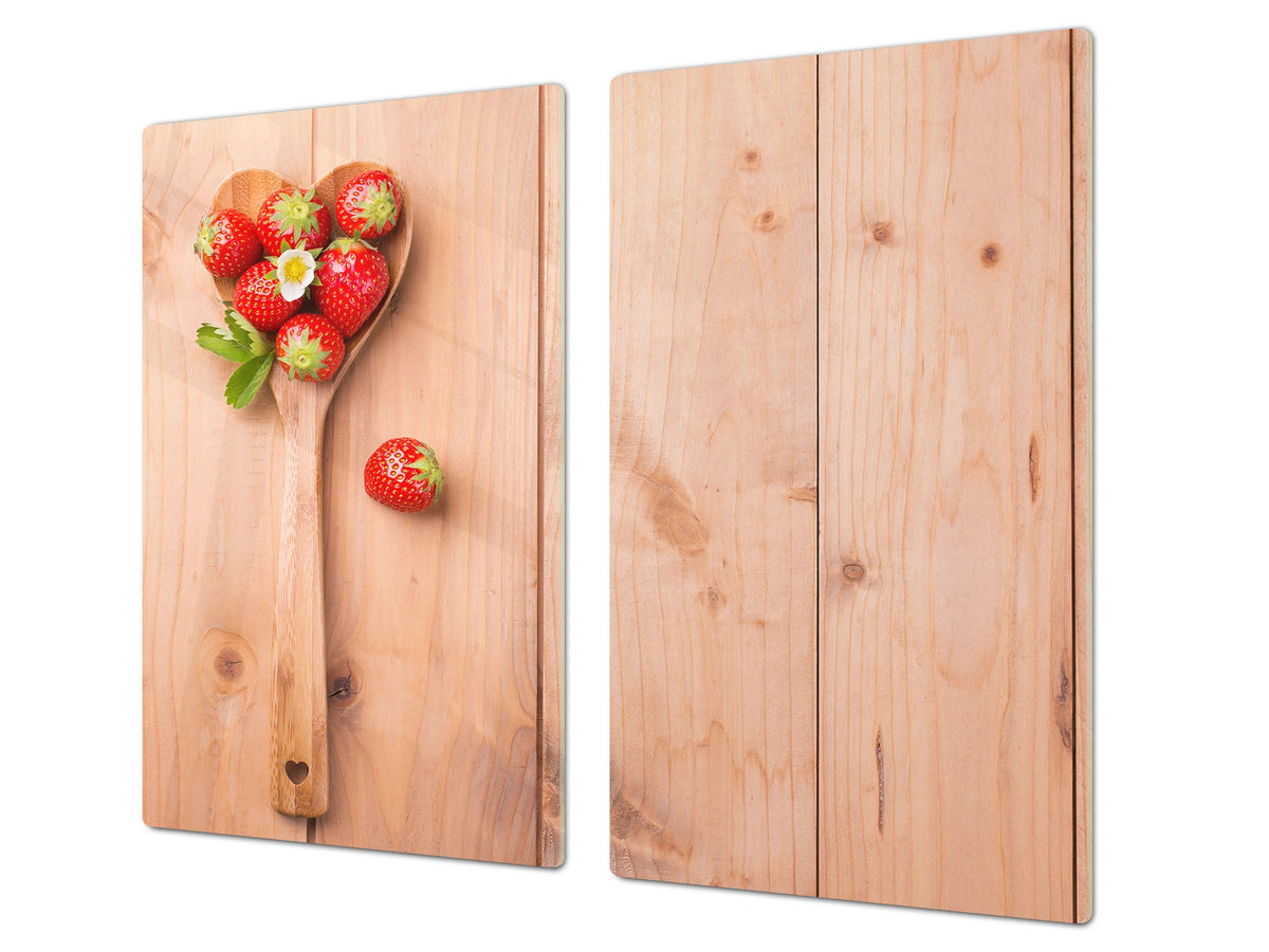 Worktop saver and Pastry Board 60D02: Strawberry heart
