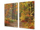 Tempered GLASS Kitchen Board – Impact & Scratch Resistant; D08 Nature Series: Forest 2