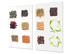 Glass Kitchen Board 60D03A: Mosaic with spices 5