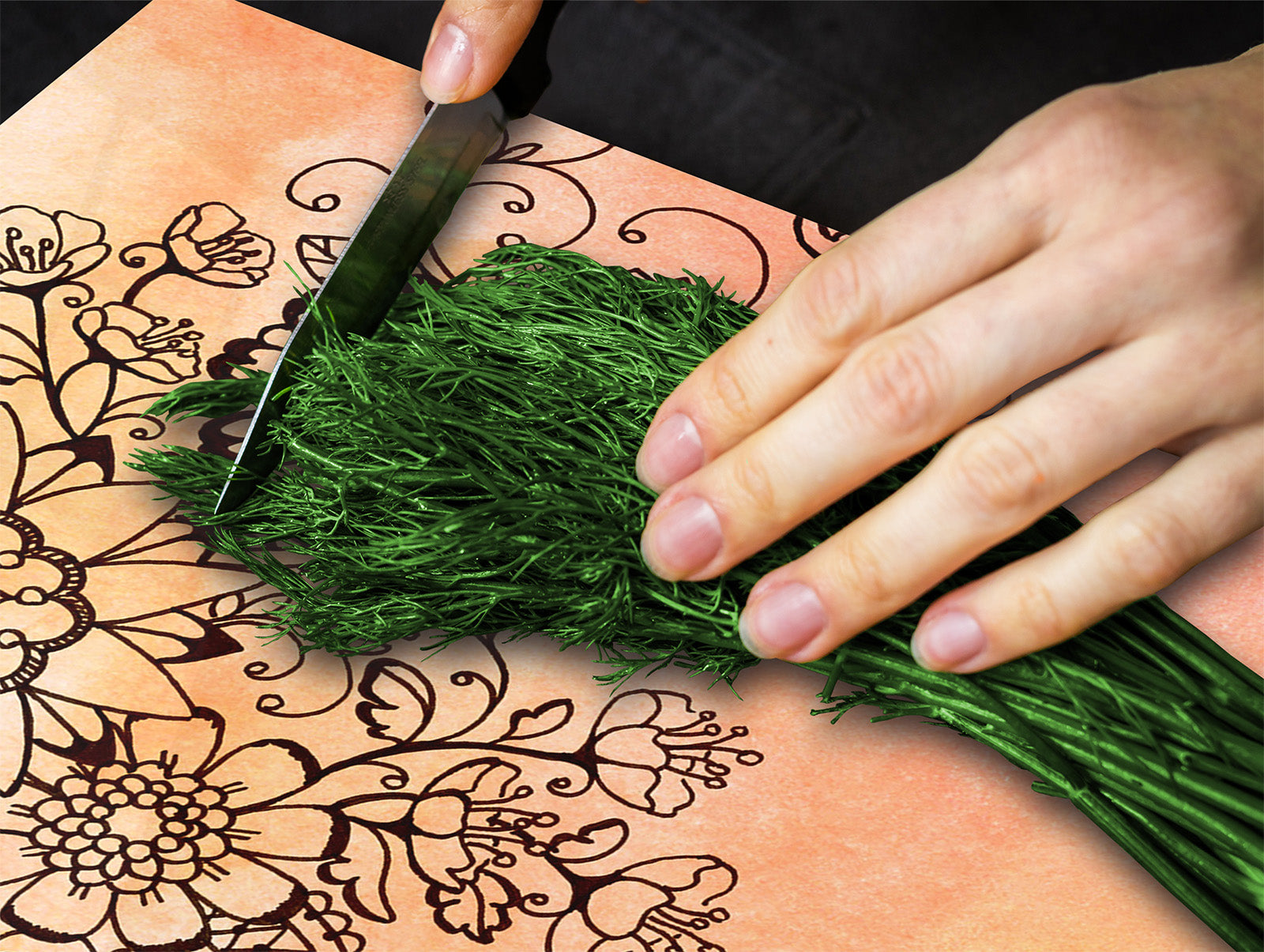 Glass stove top 60D21: Moroccan pattern 2