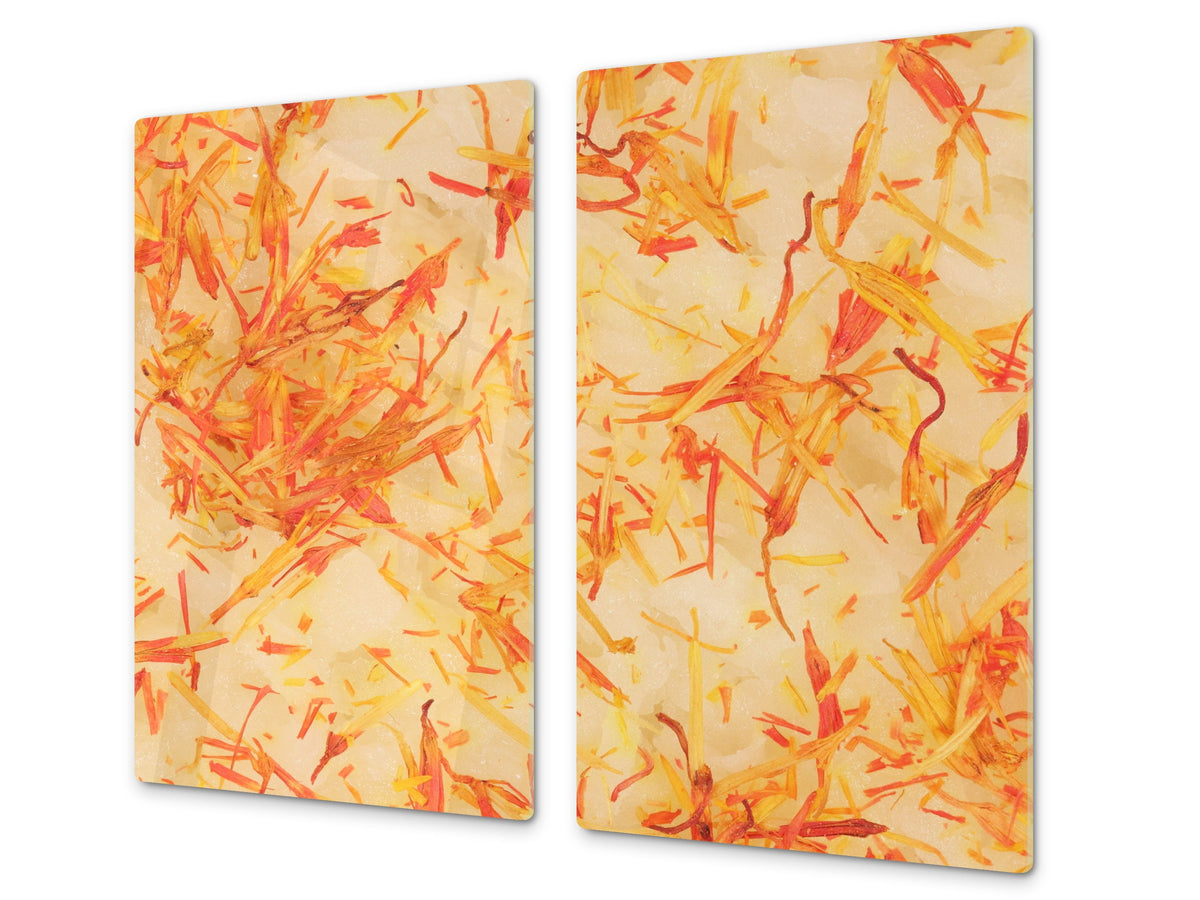 Tempered GLASS Kitchen Board D09 Other: Texture 105