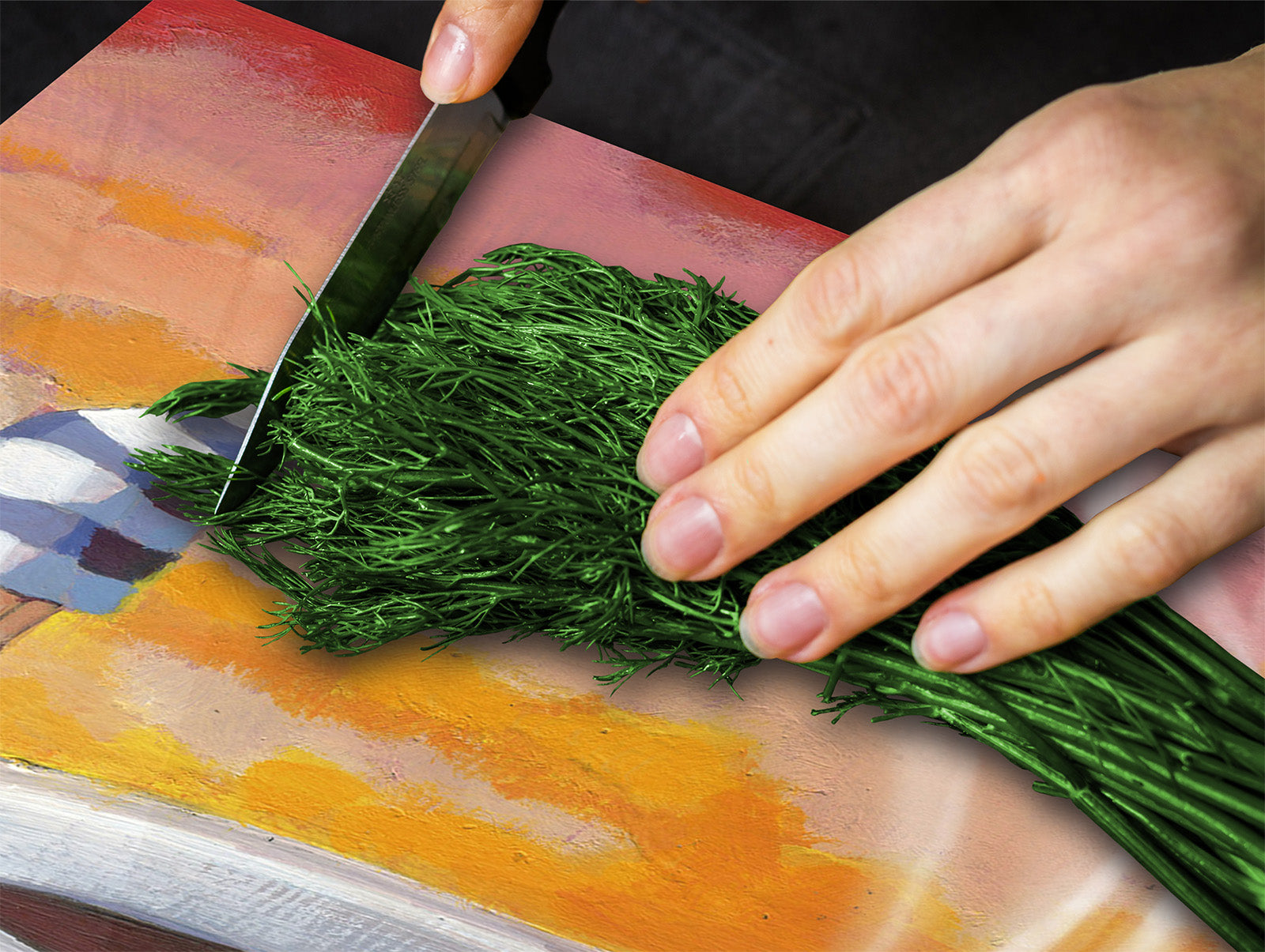 Glass Pastry Board 60D18: Hopping for coffee