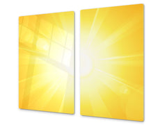 Tempered GLASS Cutting Board D01 Abstract Series: Texture 4