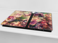 Induktionskochfeldabdeckung 60D06A: Blumen 1