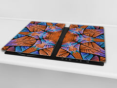 Placa de cocina de cristal 60D21: Rosa marroquí 2