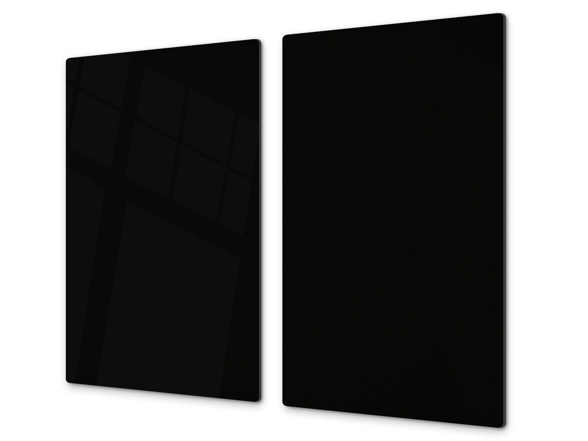 Tempered GLASS Kitchen Board D18 Series of colors: Black