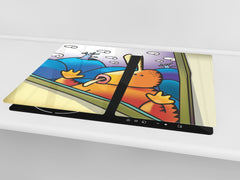 Tempered GLASS Kitchen Board D16 Blurby World: Window