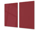 Schneidbrett aus Hartglas und schützende Arbeitsoberfläche; D18 Reihe von Farben: Burgundy