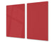 Schneidbrett aus Hartglas und schützende Arbeitsoberfläche; D18 Reihe von Farben: Dark Red