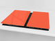 TAGLIERE IN VETRO TEMPERATO – D18 Serie di colori : Arancione