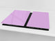 Tabla de cortar de cristal templado D18 Serie de Colores: Lila