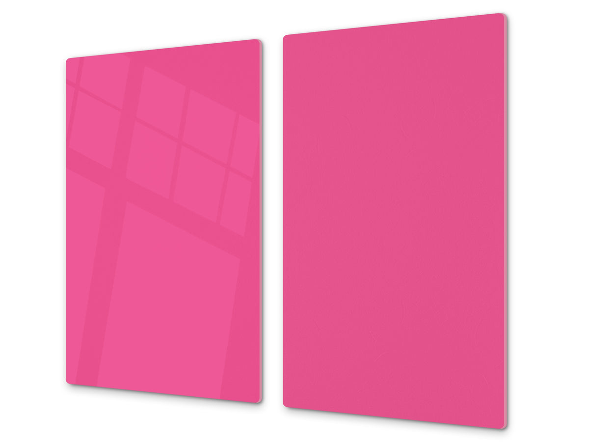 Tempered GLASS Kitchen Board D18 Series of colors: Pink