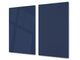 TAGLIERE IN VETRO TEMPERATO – D18 Serie di colori : Blu Navy Scuro