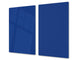 Tabla de cortar de cristal templado D18 Serie de Colores: Azul Cobalto