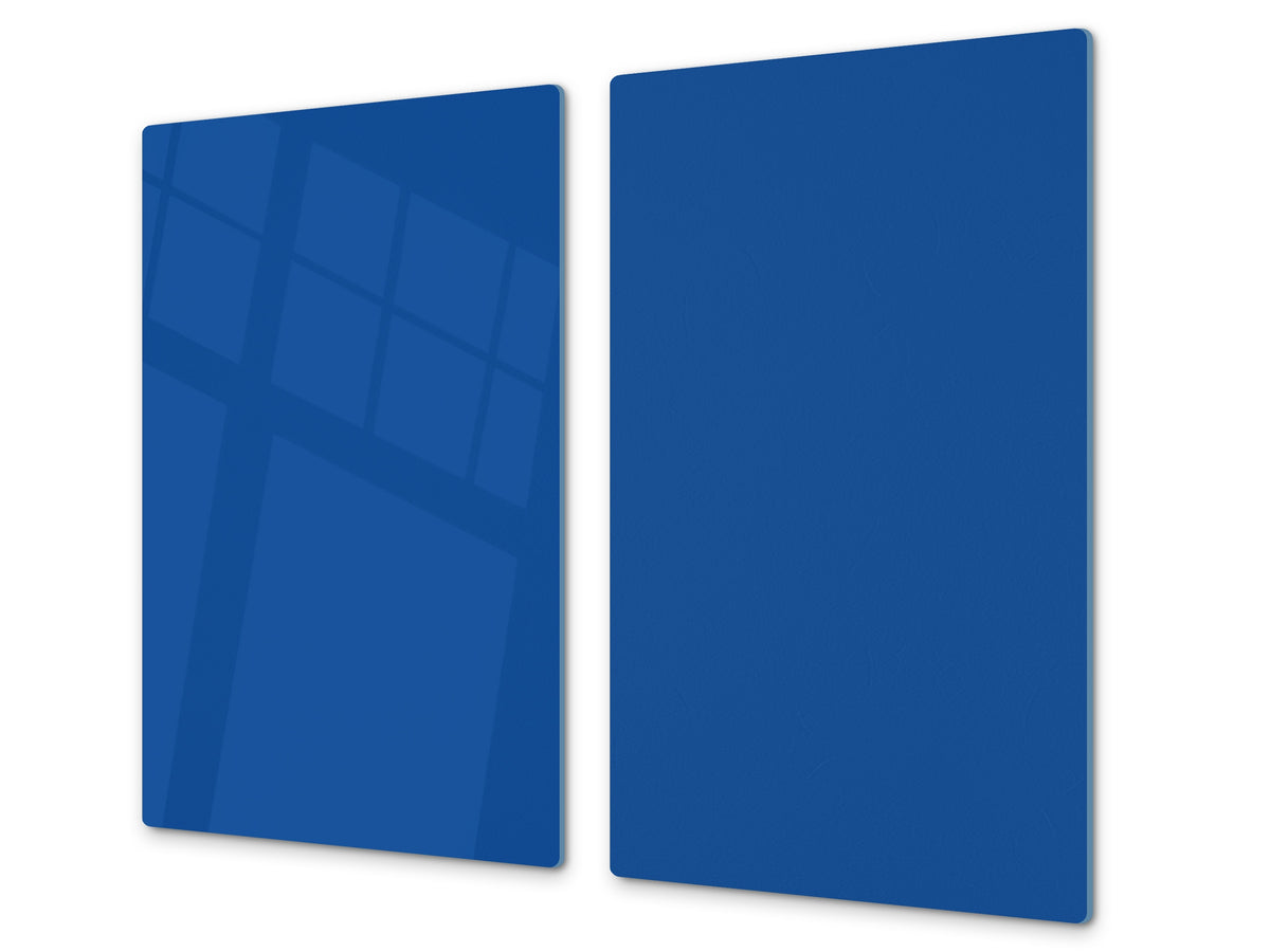 Tempered GLASS Kitchen Board D18 Series of colors: Blue