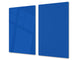 Tempered GLASS Kitchen Board D18 Series of colors: Road Sign Blue