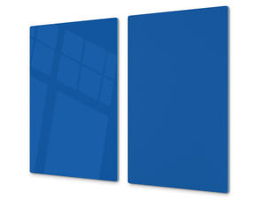 Tempered GLASS Kitchen Board D18 Series of colors: Dark Blue