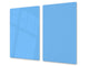 Schneidbrett aus Hartglas und schützende Arbeitsoberfläche; D18 Reihe von Farben: Pastel Blue