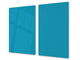 Schneidbrett aus Hartglas und schützende Arbeitsoberfläche; D18 Reihe von Farben: Dark Turquoise