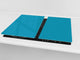 Tempered GLASS Kitchen Board D18 Series of colors: Dark Turquoise