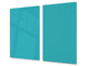 Tabla de cortar de cristal templado D18 Serie de Colores: Turquesa