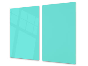 Tempered GLASS Kitchen Board D18 Series of colors: Mint