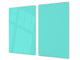 Tabla de cortar de cristal templado D18 Serie de Colores: Menta
