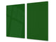 Planche à découper en verre trempé – Couvre-cuisinière; D18 Série de couleurs: Vert foncé
