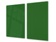 Tempered GLASS Kitchen Board D18 Series of colors: Forest Green